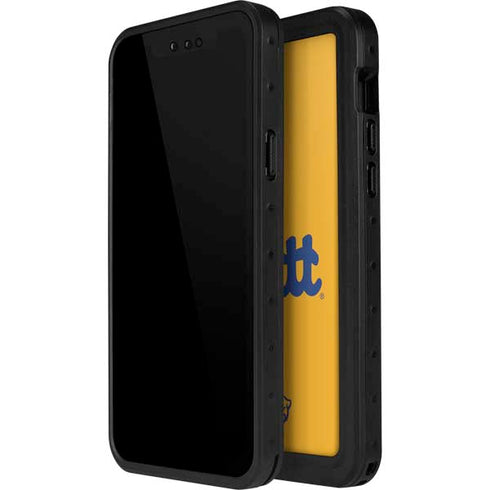 University of Pittsburgh Pitt Panthers Yellow iPhone 15 Plus Waterproof Case